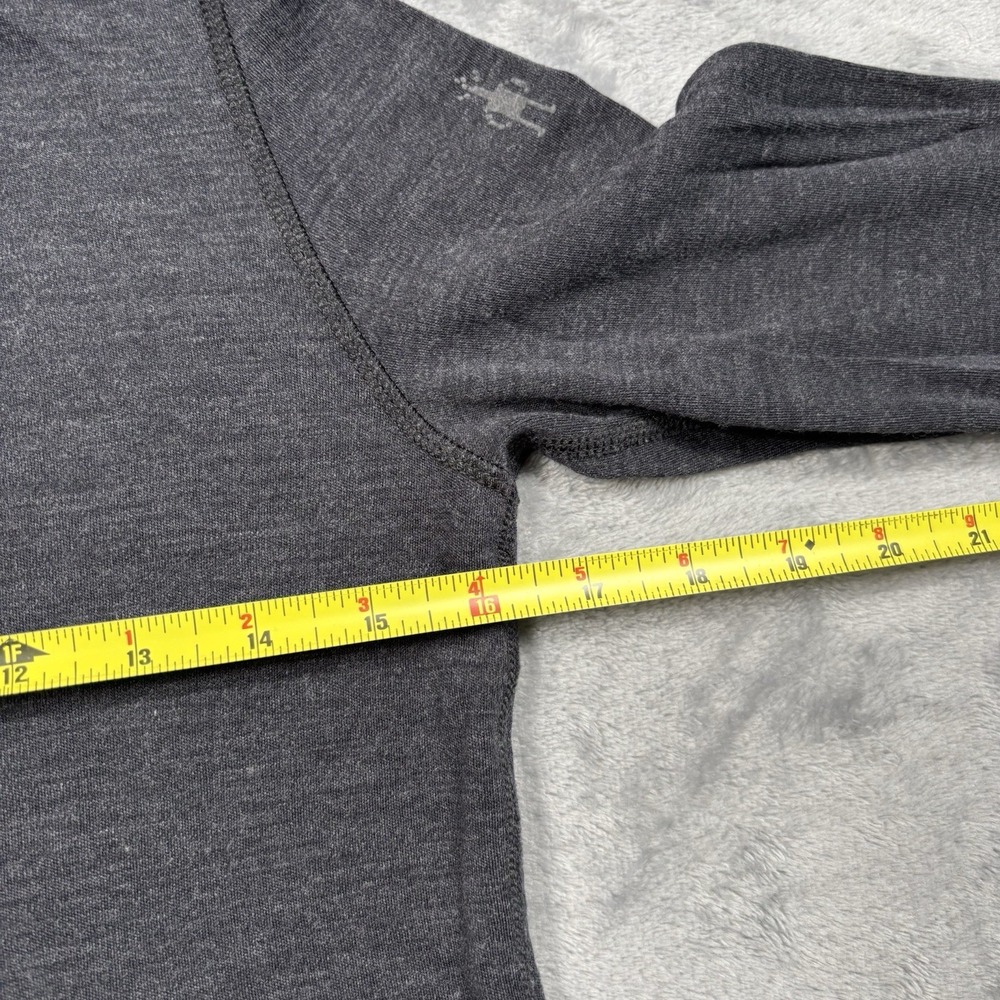 Smartwool Kids Classic Thermal Merino Base Layer 1/4 Zip Pullover Size XL - Picture 3 of 7